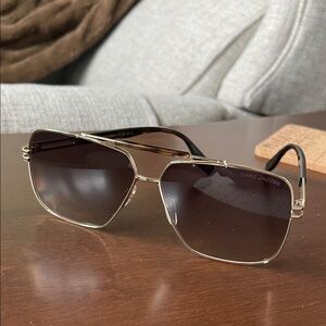 Marc Jacobs Havana Geometric Sunglasses XL